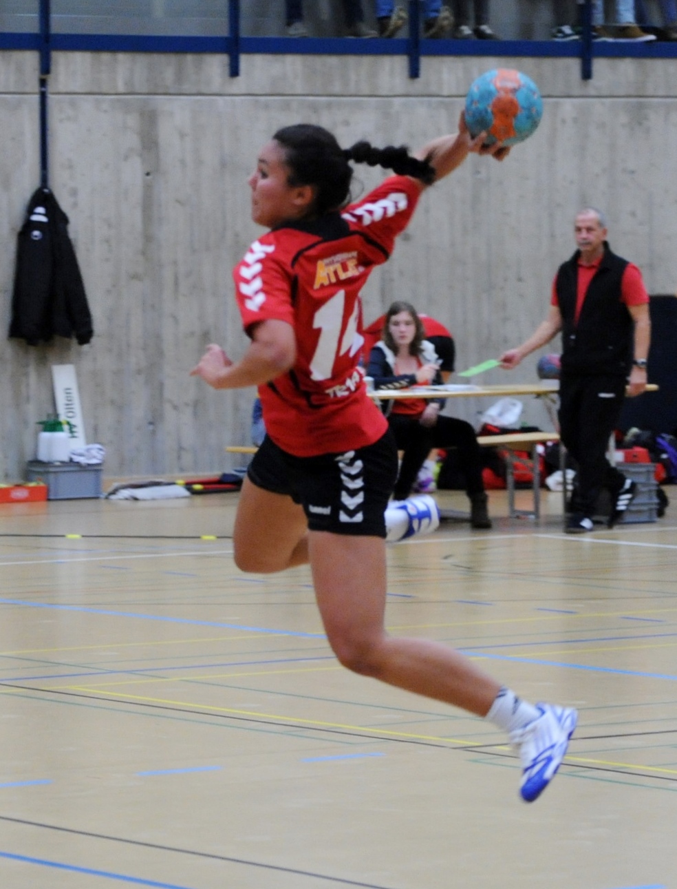TSV Frick Handball::Damen 1 - Heimspiel in Brugg SpielszeneNadjaTungprasert2014